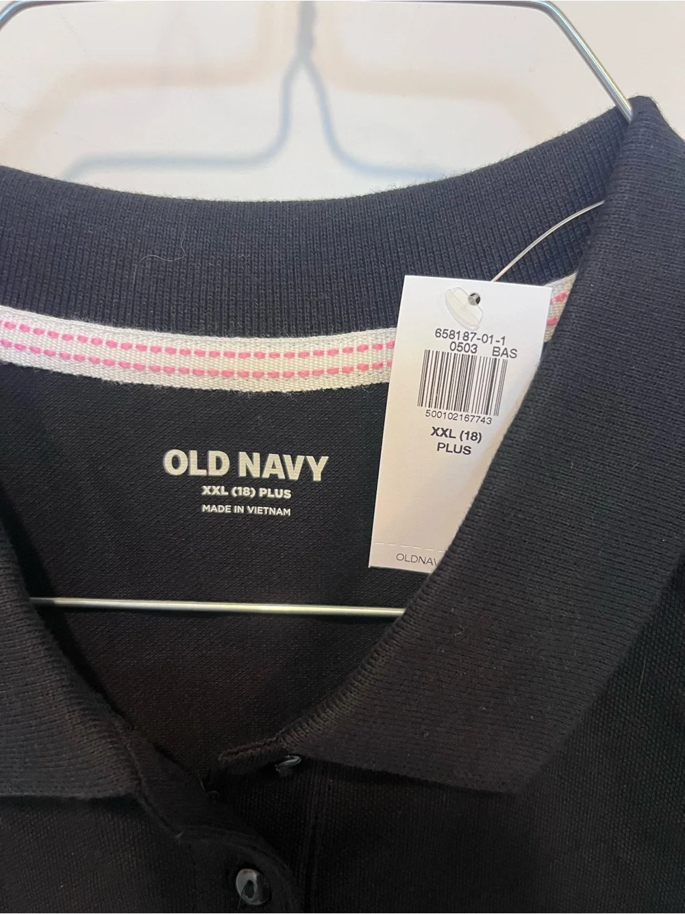 Old Navy Black School Uniform Polo